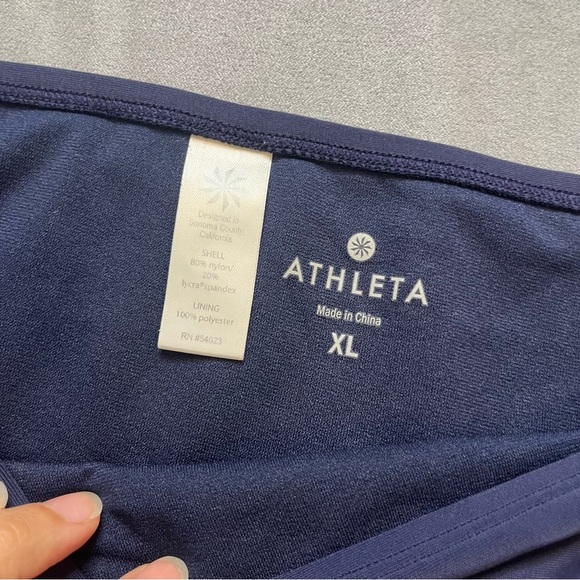 Athleta Navy Blue Women's Bikini Swim Bottom XL - Picture 2 of 6
